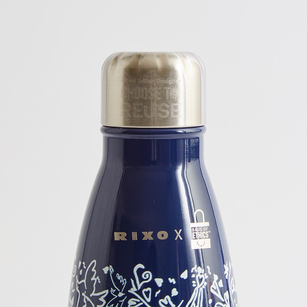 Riixo-Stainless-Steel-Bottle-Printed-Hope-Blue-2 Riixo Stainless Steel Bottle Printed Hope Blue 2