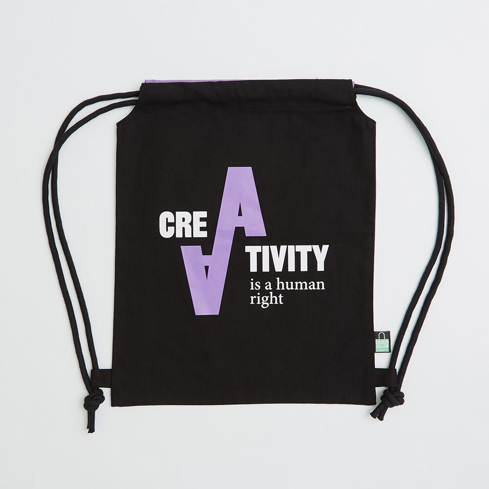 11-oz-black-cotton-drawstring-backpack 11 Oz Black Cotton Drawstring Backpack