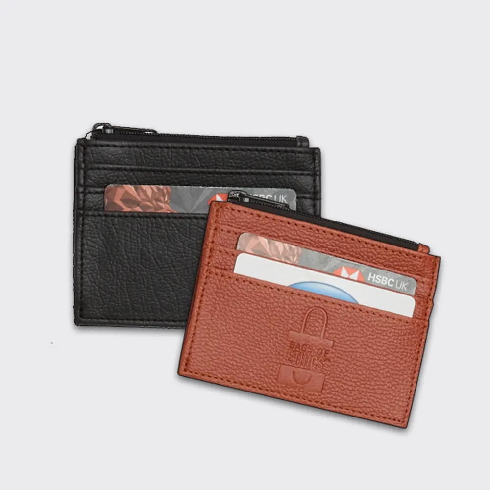 bespoke-premium-vegan-leather-zipped-card-holders-wholesale bespoke premium vegan leather zipped card holders wholesale