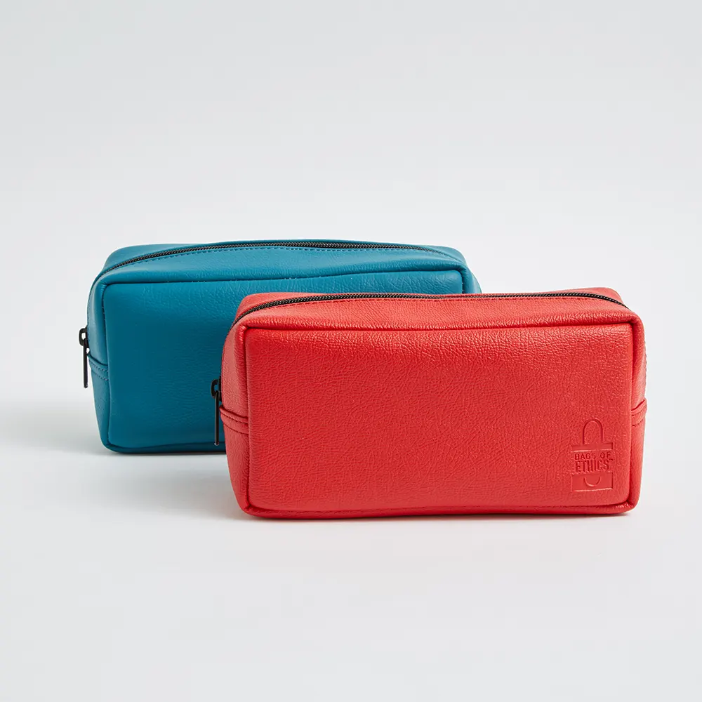 blue-red-vegan-leather-rectangular-pouch-bag blue red vegan leather rectangular pouch bag