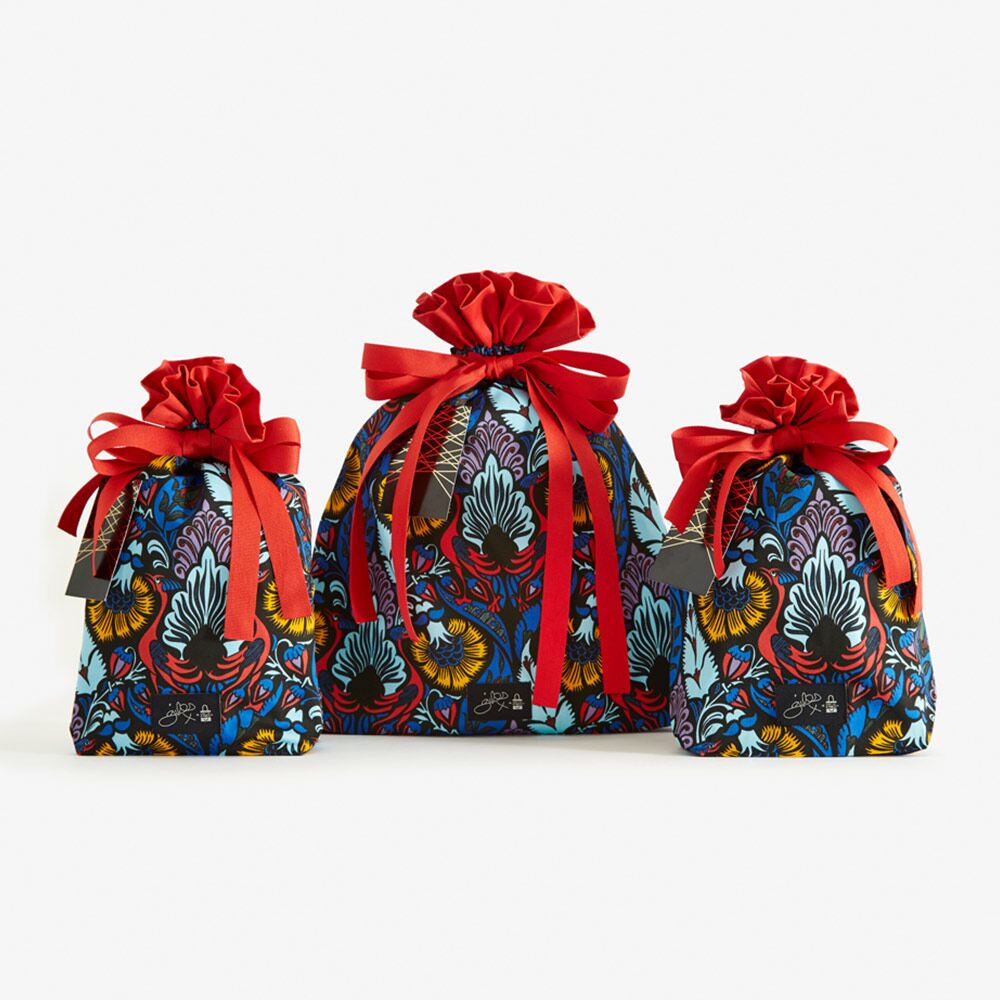 gift-wrapping-bag-sets-by-giles-cosmic-phoenix gift wrapping bag sets by giles cosmic phoenix from UK's largest tote bags manufacturer